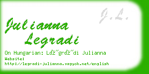 julianna legradi business card